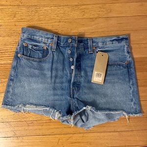 Levi’s 501 high rise shorts
